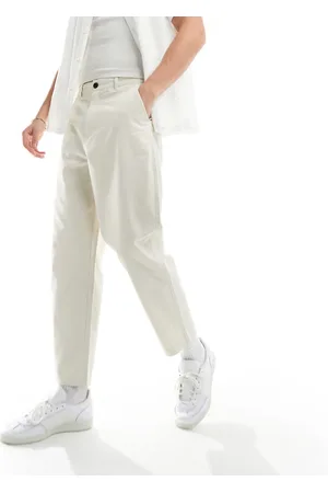Farah Hawtin twill relaxed tapered pants in
