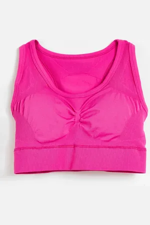 adidas Adidas Training Plus Sculpt seamless light support sports bra in