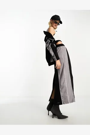 COLLUSION Nylon maxi skirt in