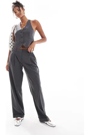 ONLY Tailored straight pants in dark - part of a set