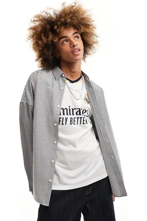 COLLUSION Spliced pattern long sleeve shirt