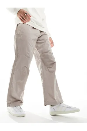JACK & JONES Wide fit corduroy wide leg pants in beige