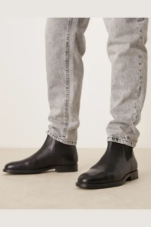 MANGO Elastic detail chelsea boots in