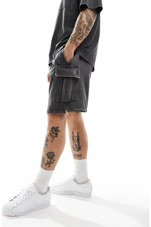 Only & Sons Cargo sweat shorts in washed - part of a set