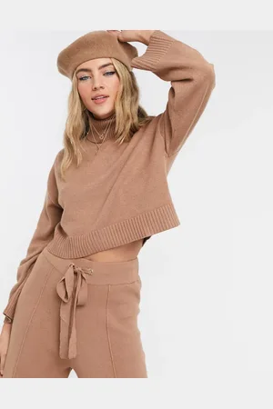 Stradivarius Roll neck lounge sweater in