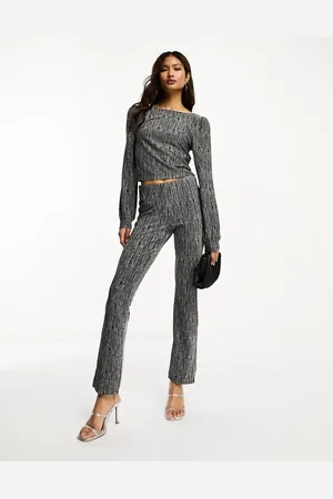 JDY Pants in and silver glitter - part of a set