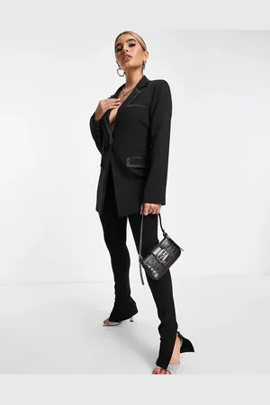 4th & Reckless Tailored side split pant in - part of a set
