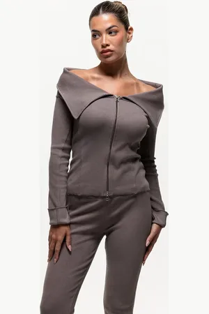 Good For Nothing Long sleeve ribbed top in