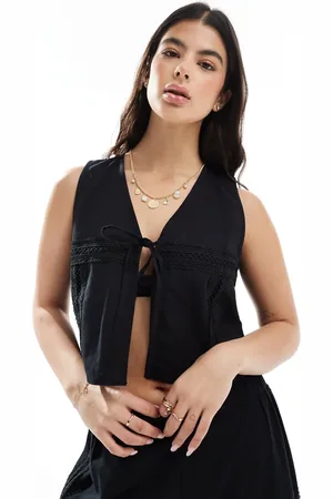 Esmée Esmee Exclusive lace panel vest in - part of a set