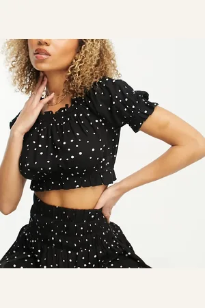 Esmée Esmee Exclusive beach crop top in polka dot - part of a set