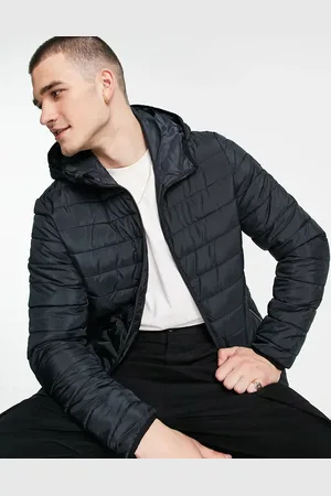 JACK & JONES Lightweight puffer jacket with hood in
