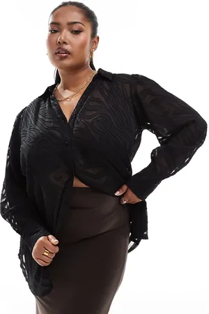 Yours Sheer burnout shirt in