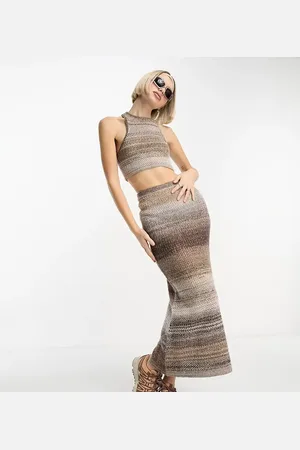 COLLUSION Knitted racer tank top in ombre - part of a set