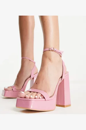 Glamorous Platform heel sandals in patent