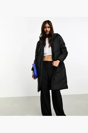 JDY Longline padded coat in