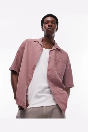 Topman Short sleeve relaxed washed shirt in