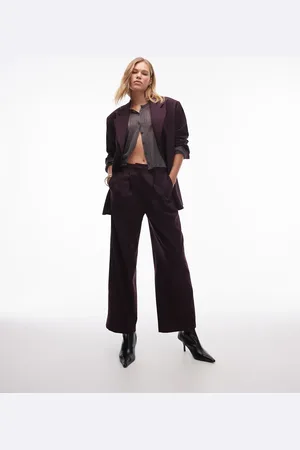 Topshop Pants in burgundy - part of a set