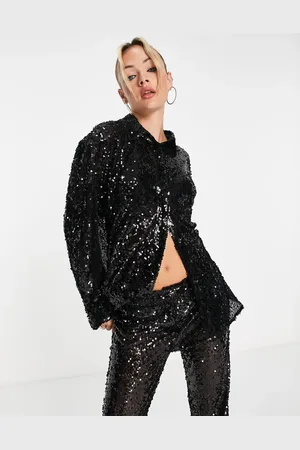 4th & Reckless Sequin shirt in - part of a set