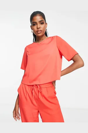 Pieces® Boxy blouse in bright - part of a set
