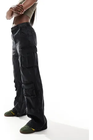 Good For Nothing Denim utility baggy fit pants in