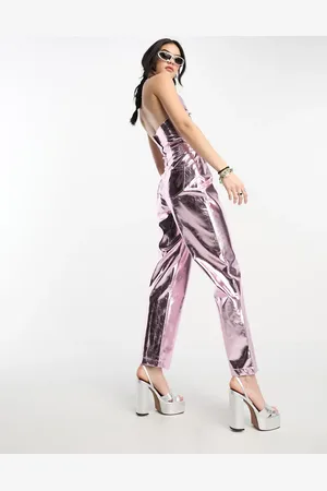 Amy Lynn Lupe pants in iced metallic - part of a set