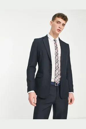 Only & Sons Slim fit suit jacket in dark