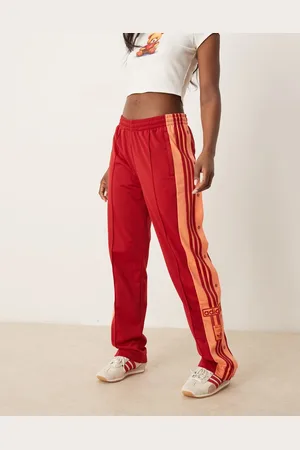 adidas Adicolor Adibreak track pants in burgundy