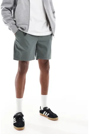 Only & Sons Pull on twill shorts in dark teal