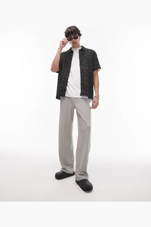 Topman Straight leg ottoman sweatpants in light