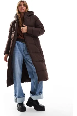 Threadbare 2-in-1 zip off longline vest and puffer coat in