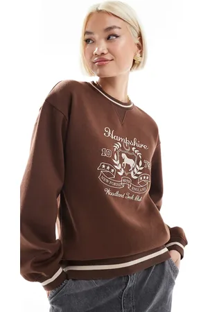 Threadbare Hampshire embroidered sweatshirt in