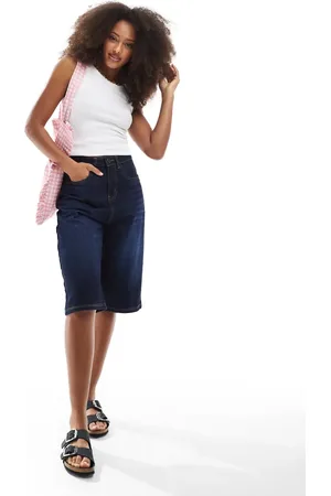 Daisy Street Denim jorts in indigo