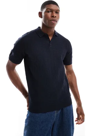 Threadbare Knit polo shirt in