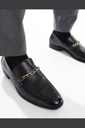 ASOS Loafers in with gold chain