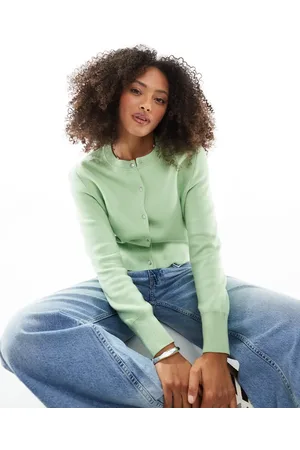 French Connection Nyrobi fitted cardigan in mint