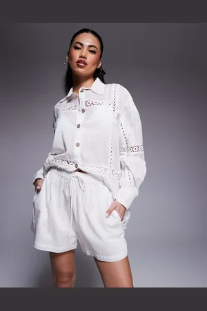 River Island Lace insert shorts in - part of a set