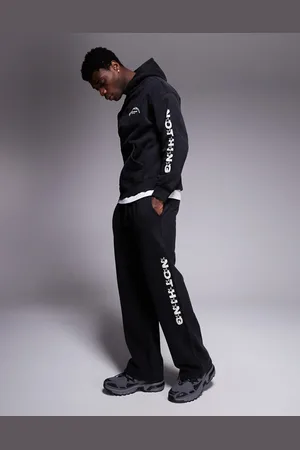 Good For Nothing Co-ord space dye sweatpants with side print - part of a set