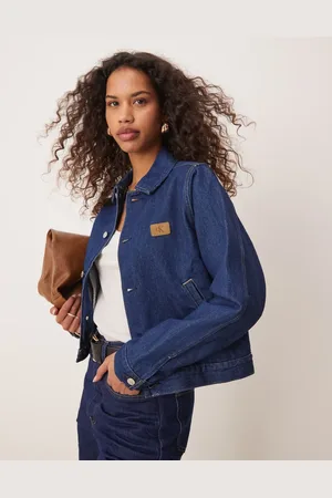 Calvin Klein Workwear denim jacket in dark rinse
