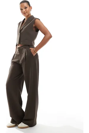 Pull&Bear Tailored wide leg pants in - part of a set