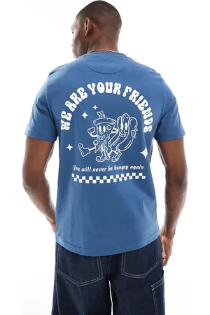 Farah Limscott graphic back t-shirt in