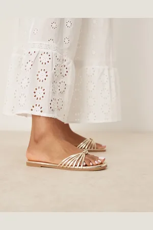 Raid Bella strappy knot flat sandals in