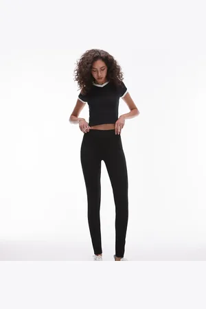 Topshop Full length heavy weight leggings in