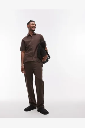 Topman Premium interlock straight leg sweatpants in