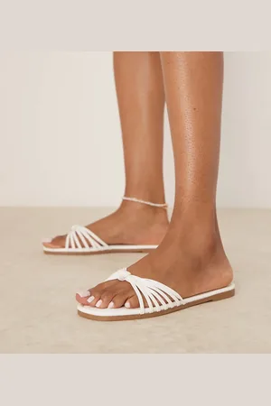 Raid Bella strappy knot flat sandals in