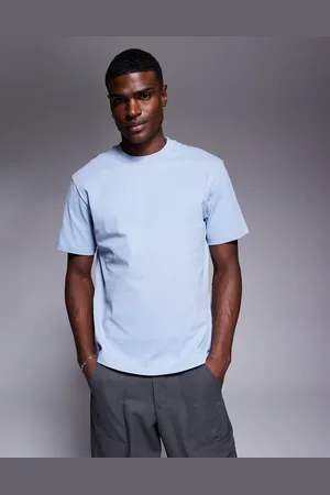 HUGO BOSS Dapolino tonal central logo relaxed fit t-shirt in light