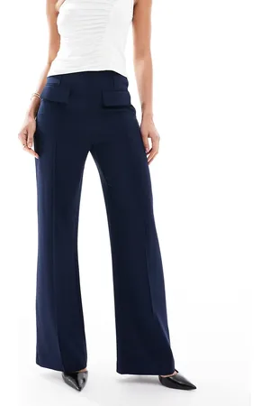 ASOS Tailored double pocket seam detail pants in