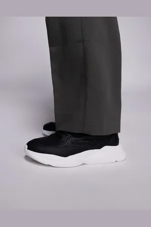 HUGO BOSS Leon monogram logo running sneakers in