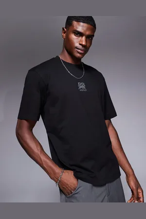 HUGO BOSS Red Bull Racing capsule Deckies silver central logo relaxed fit t-shirt in