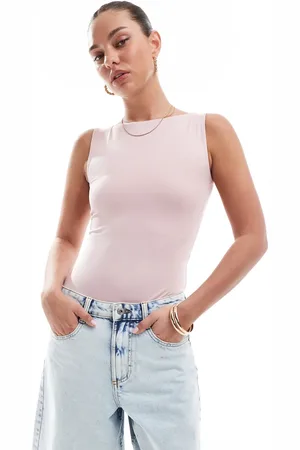 Stradivarius Boat neck bodysuit in