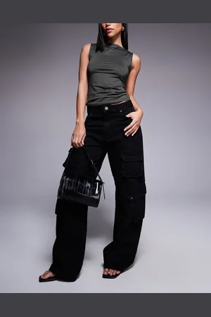 Good For Nothing Low rise baggy fit cargo pants in
